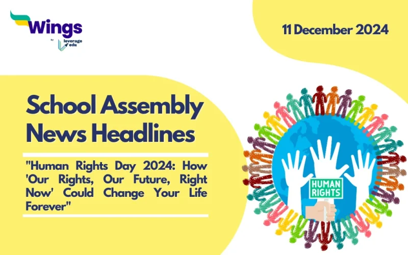 School Assembly News Headlines 11 December 2024