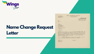 Name Change Request Letter