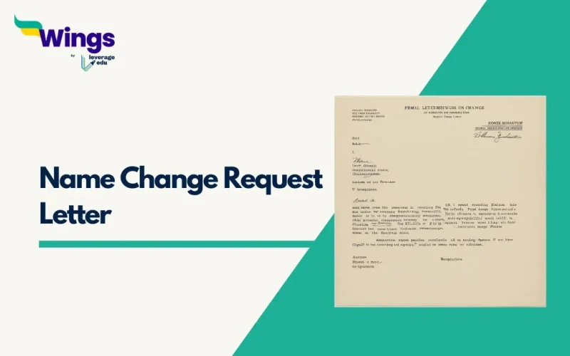 Name Change Request Letter