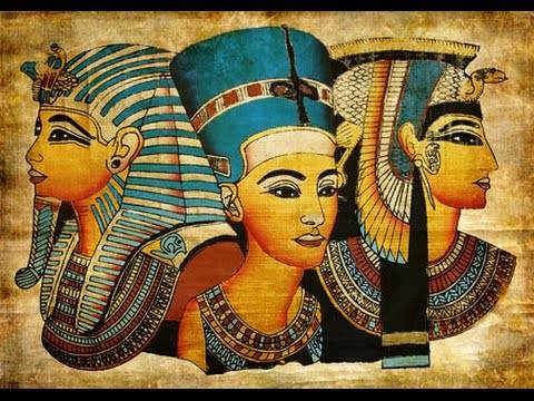 Picture of ancient Egyptian pharaohs 

