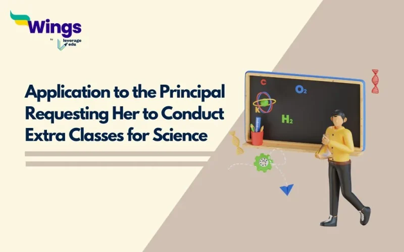 Application to the Principal Requesting Her to Conduct Extra Classes for Science