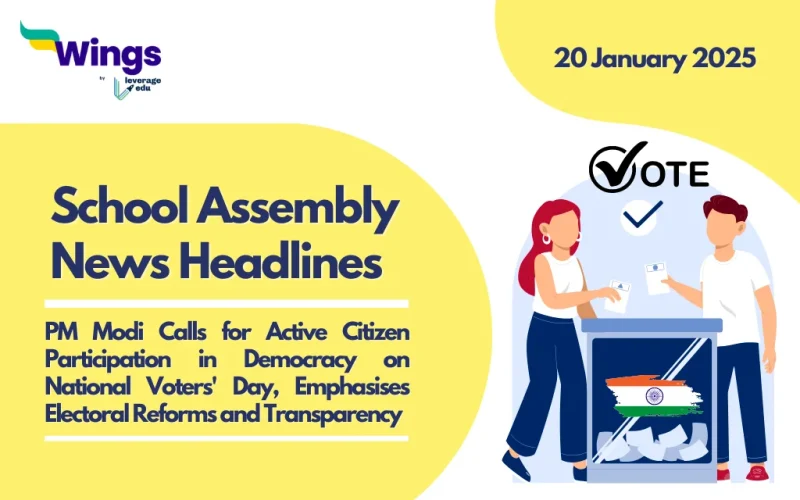 School Assembly News Headlines 20 January 2025