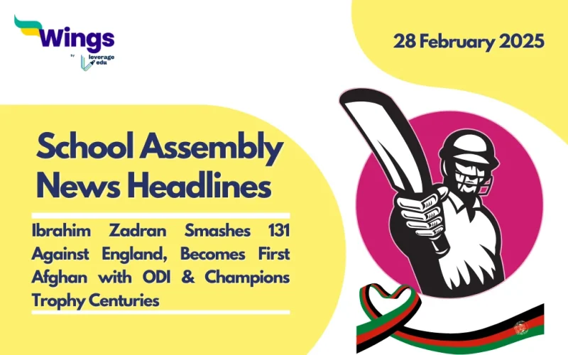 School Assembly News Headlines 28 February 2025