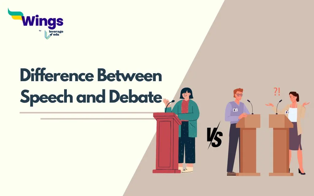 Difference Between Speech and Debate: Definition, Format, Samples